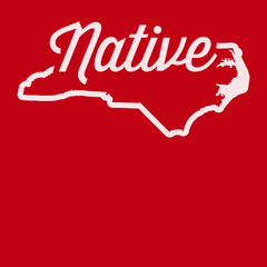 North Carolina Native T-Shirt RED
