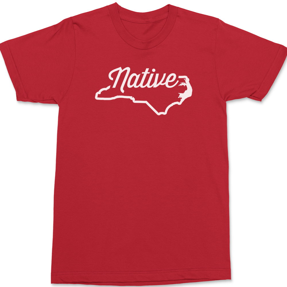 North Carolina Native T-Shirt RED