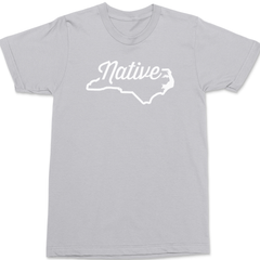North Carolina Native T-Shirt SILVER