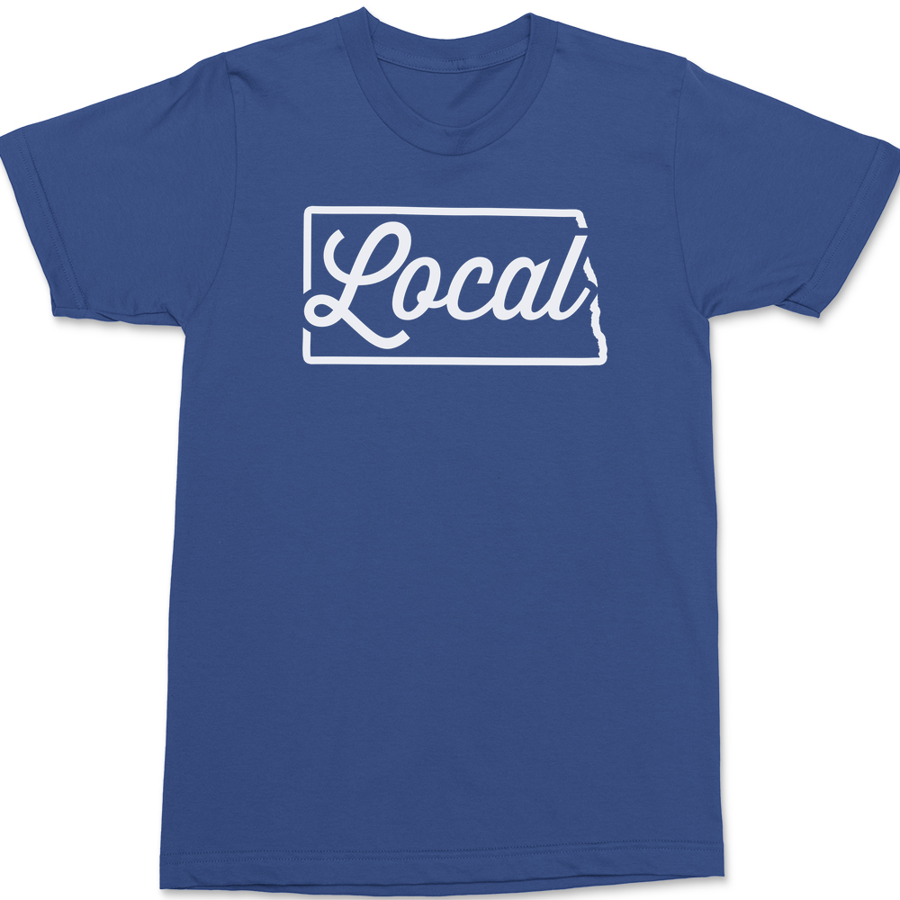North Dakota Local T-Shirt BLUE