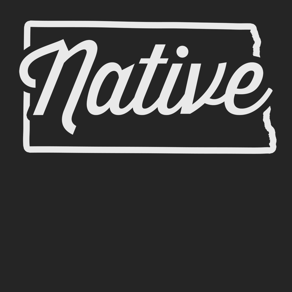 North Dakota Native T-Shirt BLACK