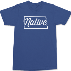 North Dakota Native T-Shirt BLUE