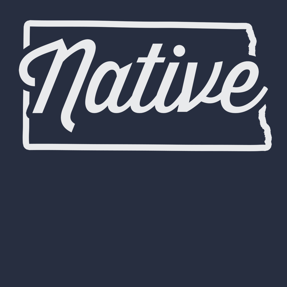 North Dakota Native T-Shirt NAVY