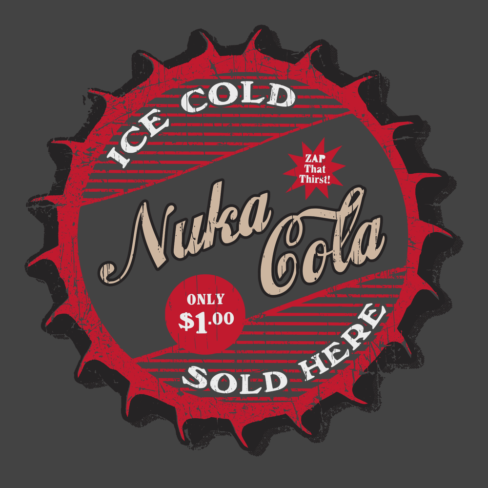 Nuka Cola T-Shirt CHARCOAL