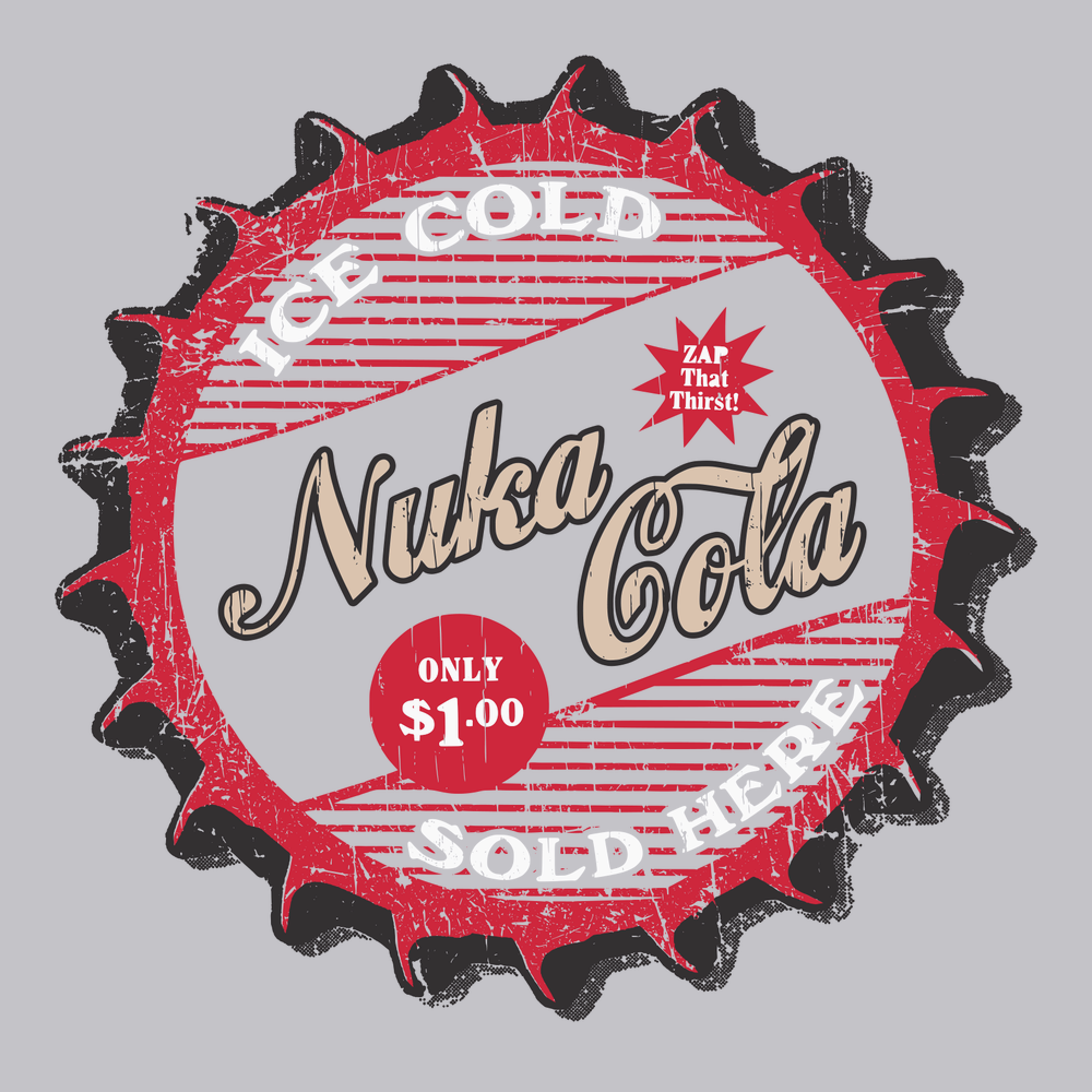 Nuka Cola T-Shirt SILVER