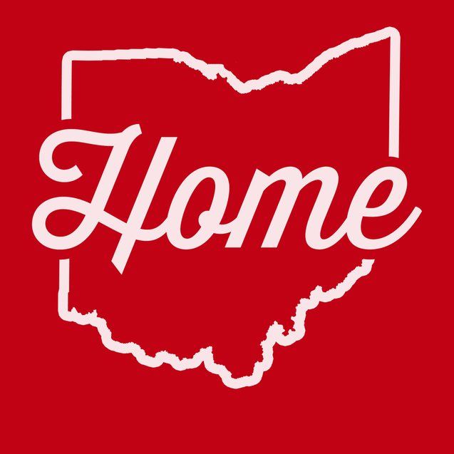 Ohio Home T-Shirt RED