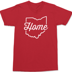 Ohio Home T-Shirt RED