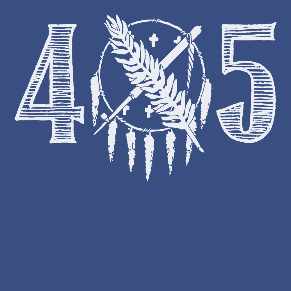 Oklahoma 405 Shield T-Shirt BLUE