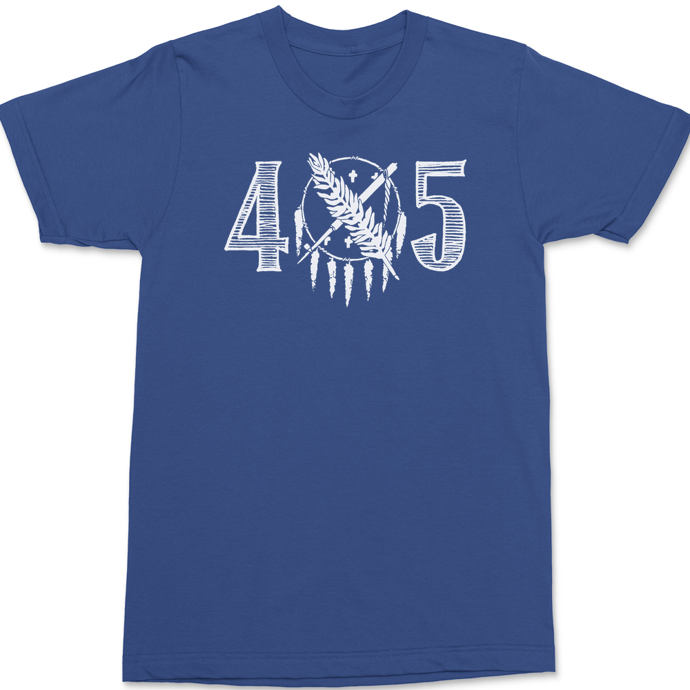 Oklahoma 405 Shield T-Shirt BLUE