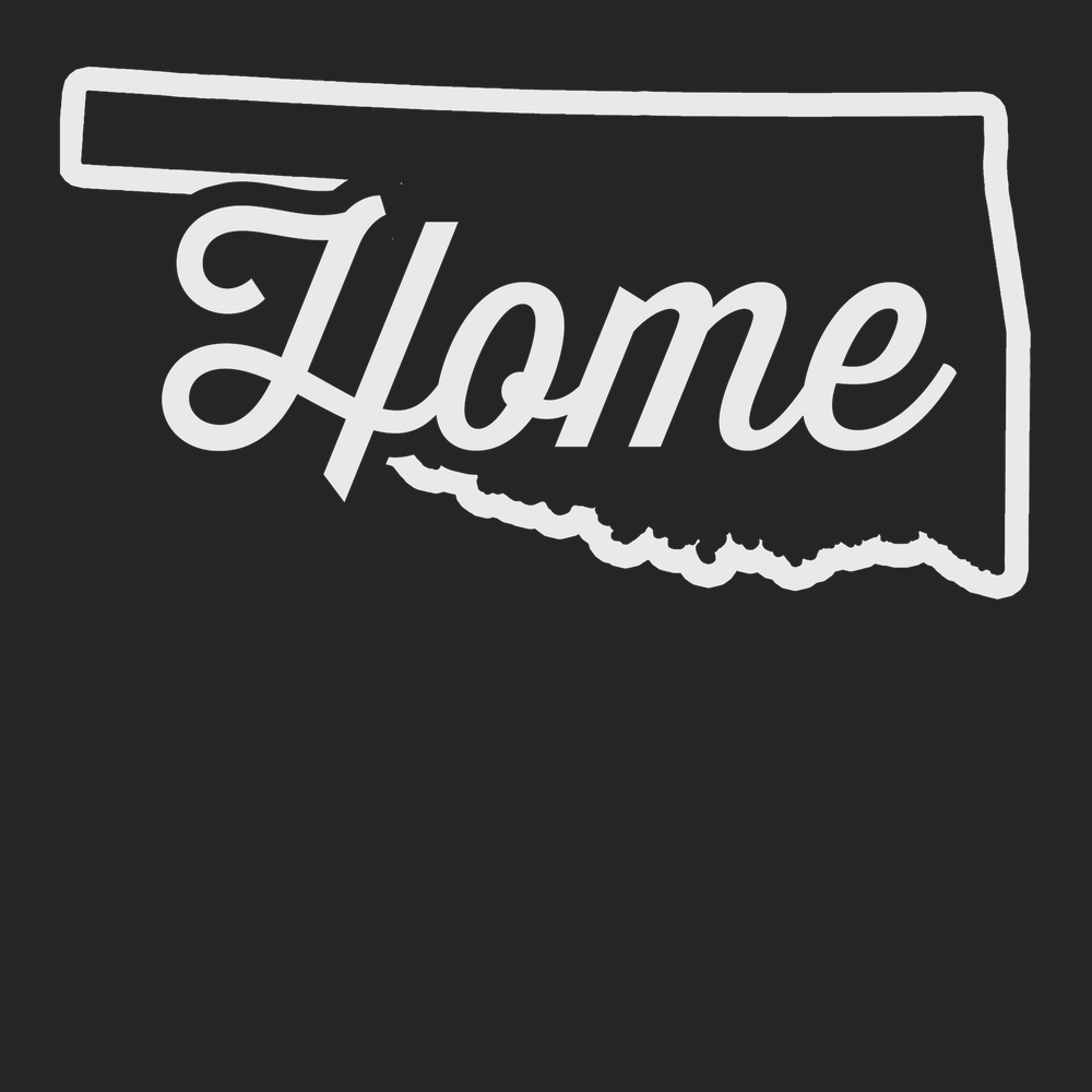 Oklahoma Home T-Shirt BLACK