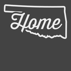 Oklahoma Home T-Shirt CHARCOAL