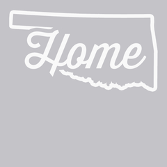 Oklahoma Home T-Shirt SILVER