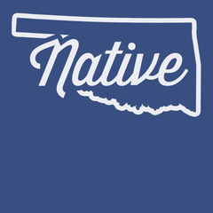 Oklahoma Native T-Shirt BLUE