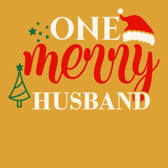 One Merry Husband T-Shirt GOLD