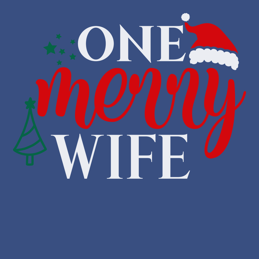 One Merry Wife T-Shirt BLUE