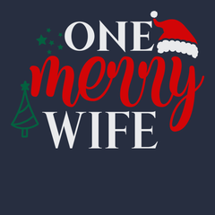 One Merry Wife T-Shirt NAVY