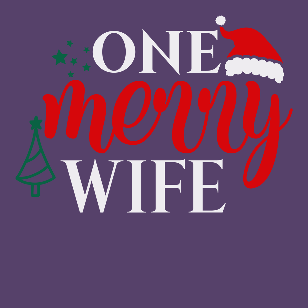 One Merry Wife T-Shirt PURPLE