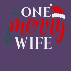 One Merry Wife T-Shirt PURPLE