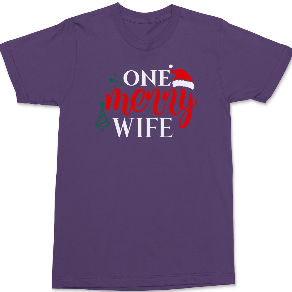 One Merry Wife T-Shirt PURPLE