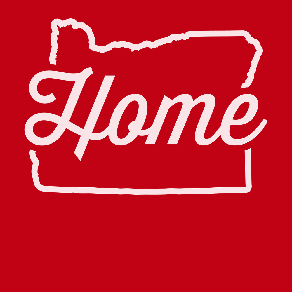 Oregon Home T-Shirt RED