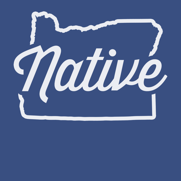 Oregon Native T-Shirt BLUE