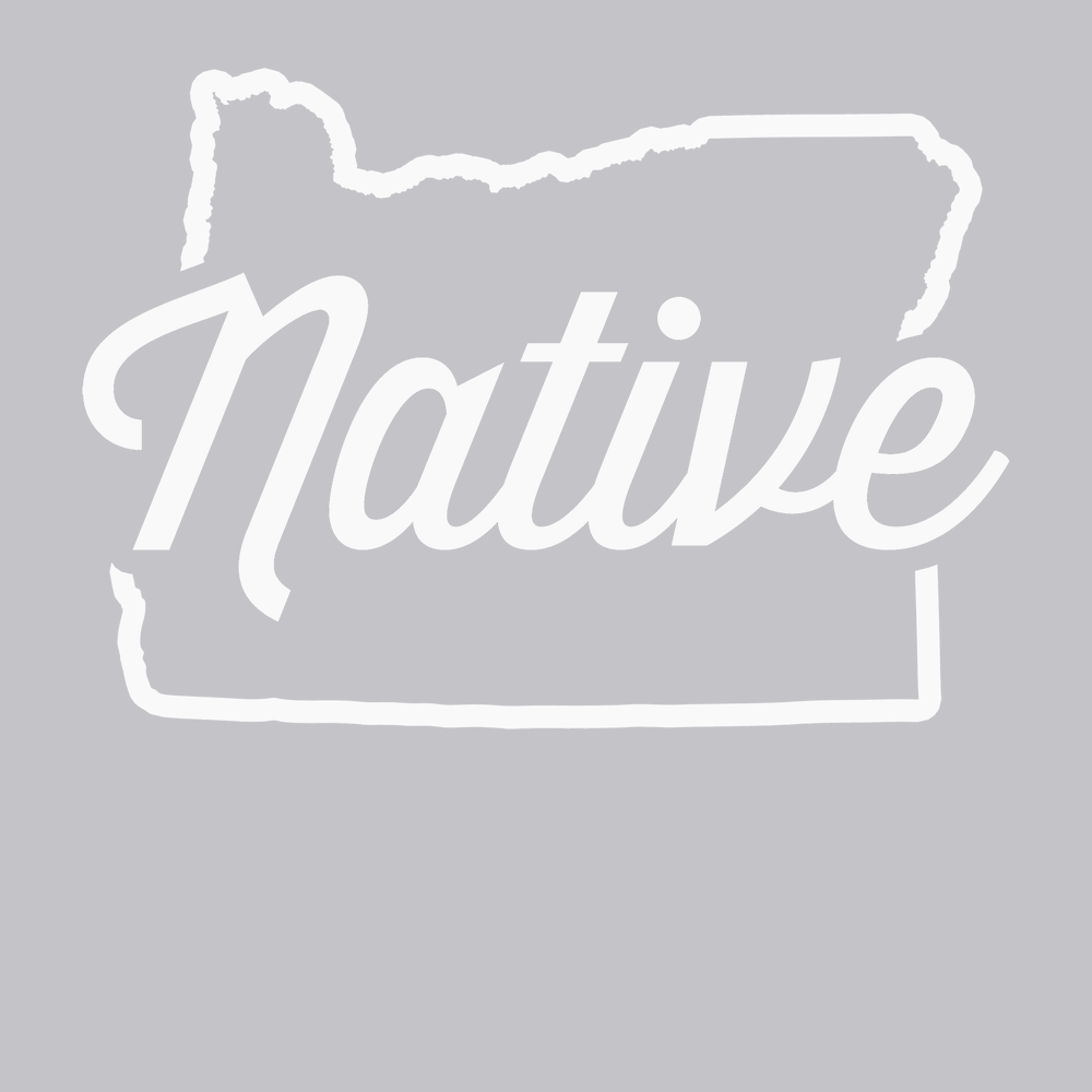Oregon Native T-Shirt SILVER