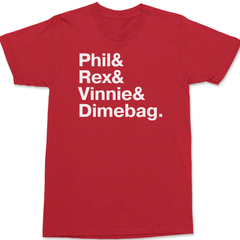 Pantera Names T-Shirt RED