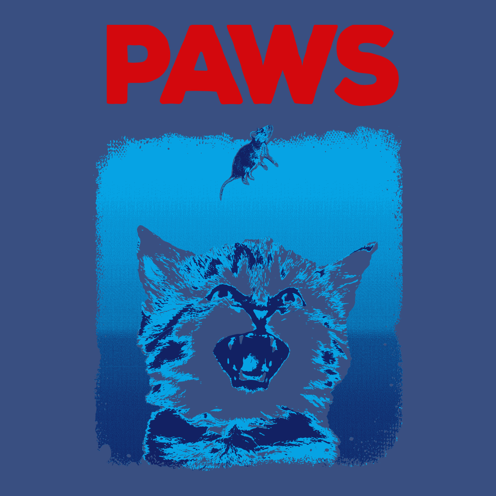 Paws T-Shirt BLUE