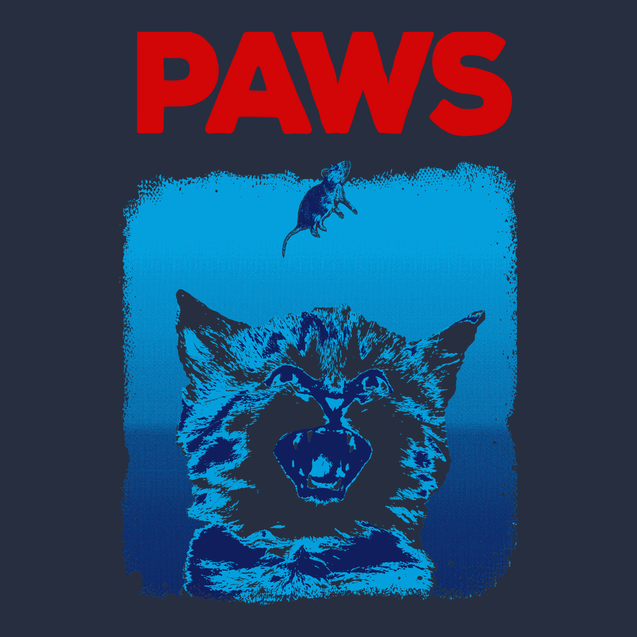 Paws T-Shirt NAVY