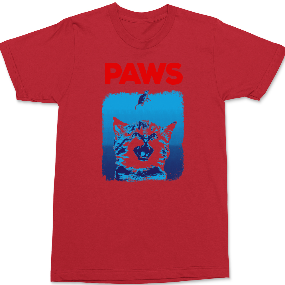 Paws T-Shirt RED