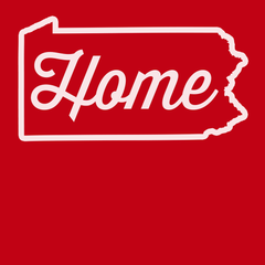 Pennsylvania Home T-Shirt RED