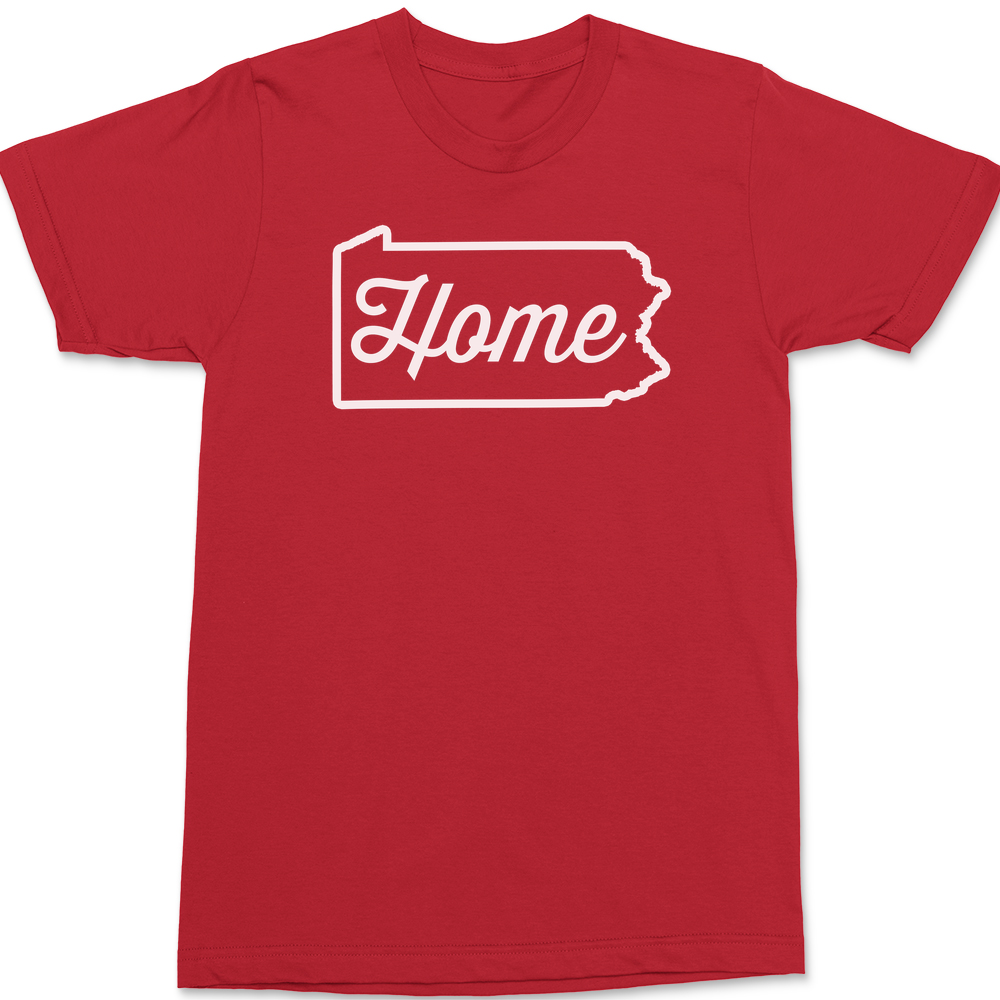 Pennsylvania Home T-Shirt RED