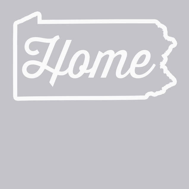 Pennsylvania Home T-Shirt SILVER