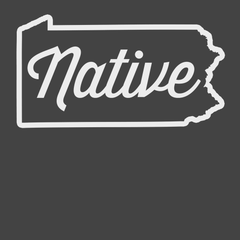 Pennsylvania Native T-Shirt CHARCOAL