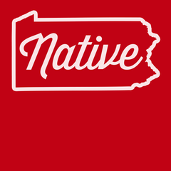 Pennsylvania Native T-Shirt RED