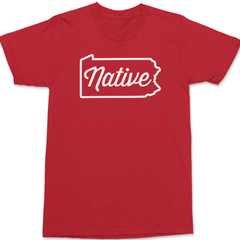 Pennsylvania Native T-Shirt RED