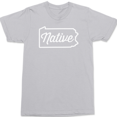 Pennsylvania Native T-Shirt SILVER