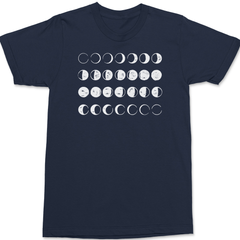 Phases Of The Moon T-Shirt NAVY