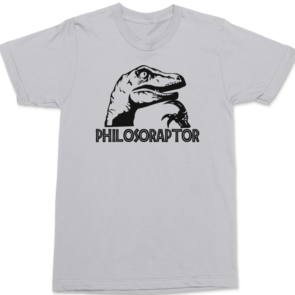 Philosoraptor T-Shirt SILVER