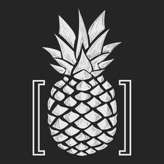 Pineapple T-Shirt BLACK