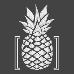 Pineapple T-Shirt CHARCOAL