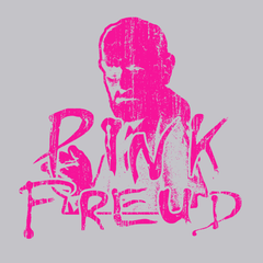 Pink Freud T-Shirt SILVER