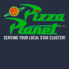 Pizza Planet Toy Story T-Shirt Navy