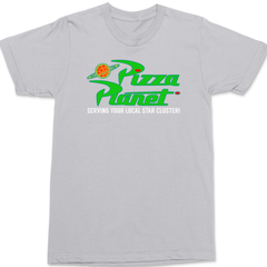 Pizza Planet Toy Story T-Shirt SILVER