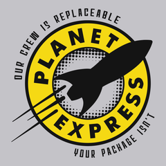 Planet Express T-Shirt SILVER