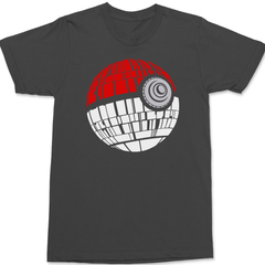 Pokeball Death Star T-Shirt CHARCOAL