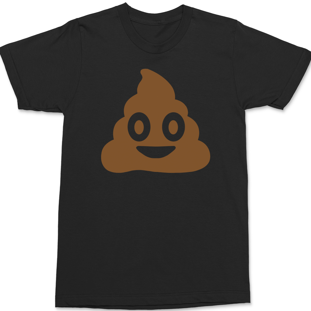 Poop Emoji T-Shirt BLACK