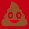 Poop Emoji T-Shirt RED