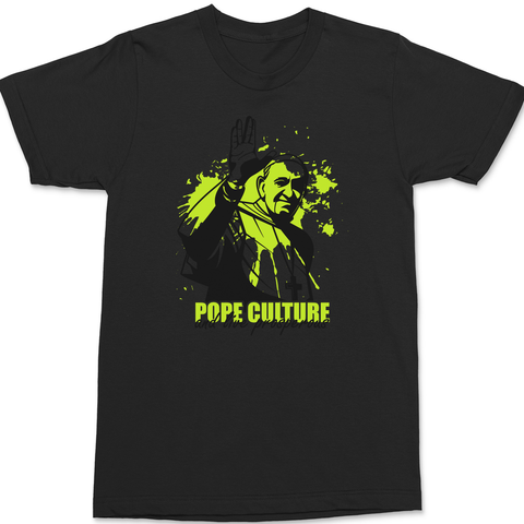 Pope Culture T-Shirt BLACK