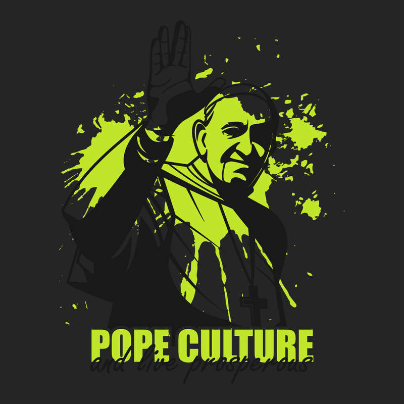 Pope Culture T-Shirt BLACK